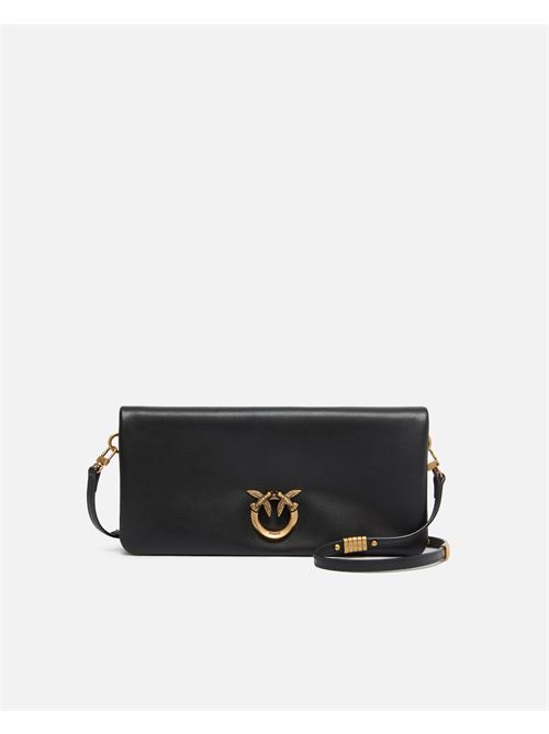 pochette a tracolla media love bag click soft horizontal in pelle Pinko | 106022 A0QOZ99Q